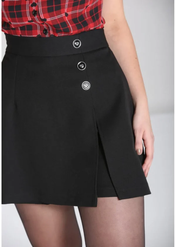 Hell Bunny Cooper 60's Skorts Black
