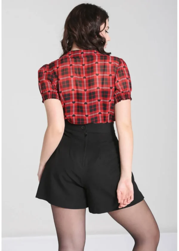 Hell Bunny Cooper 60's Skorts Black