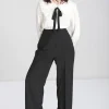 Hell Bunny Ginger 40's Swing Trousers Black