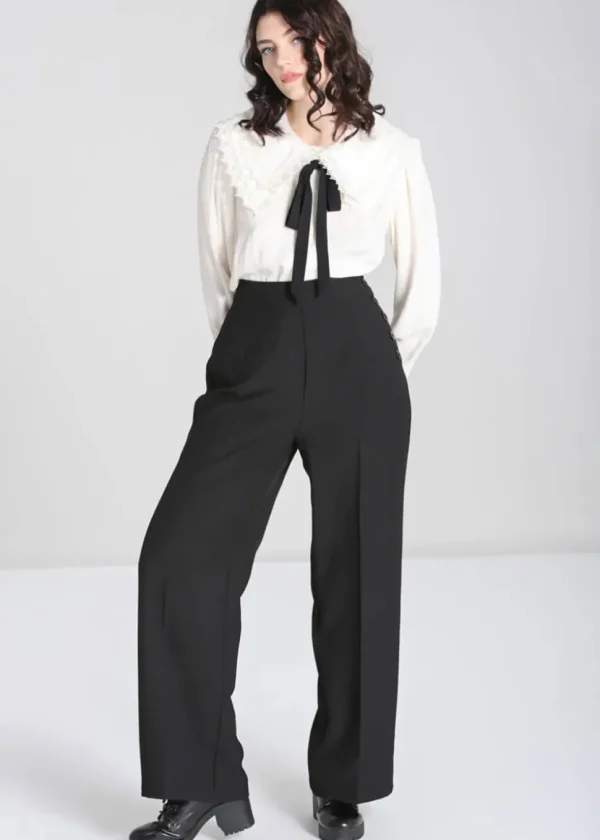Hell Bunny Ginger 40's Swing Trousers Black