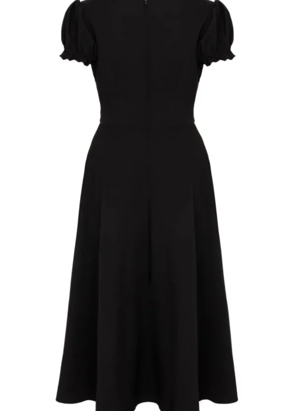 Hell Bunny Jinx 40's A-Line Dress Black