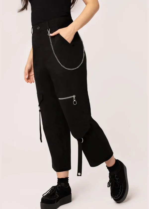 Hell Bunny Mallory Trousers Black