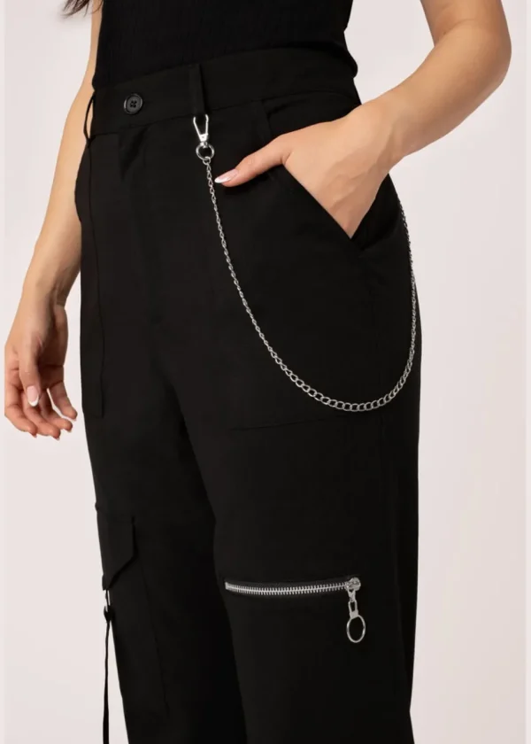 Hell Bunny Mallory Trousers Black