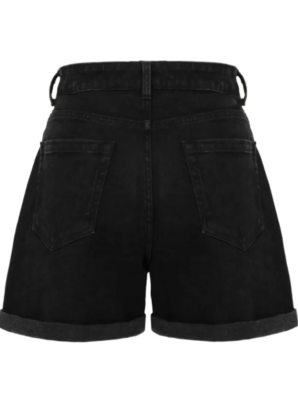 Hell Bunny Metamorphosis Moth Shorts Black