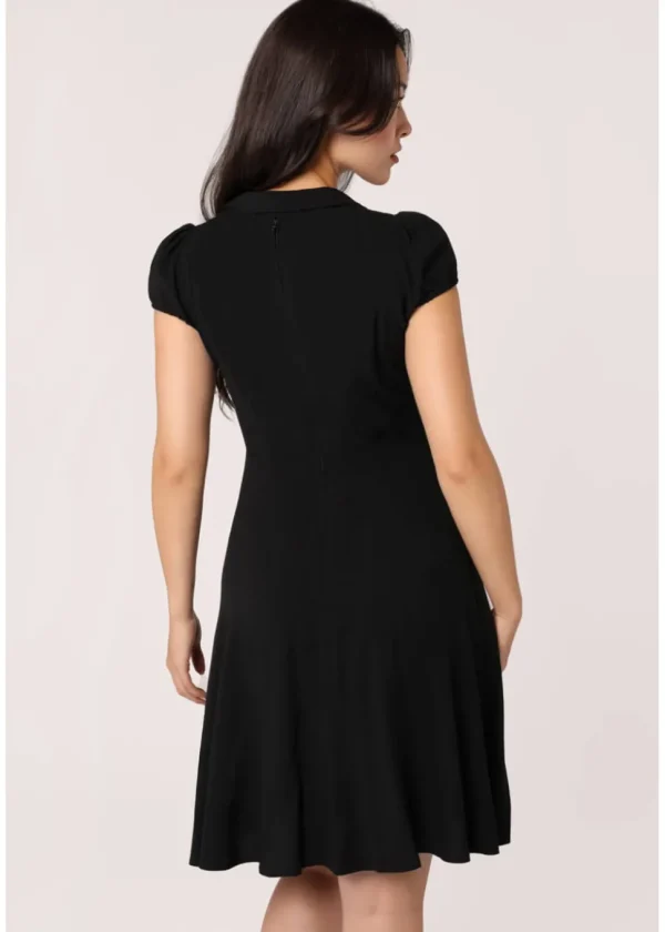 Hell Bunny Not Into You Hellcat 40's Dress Black