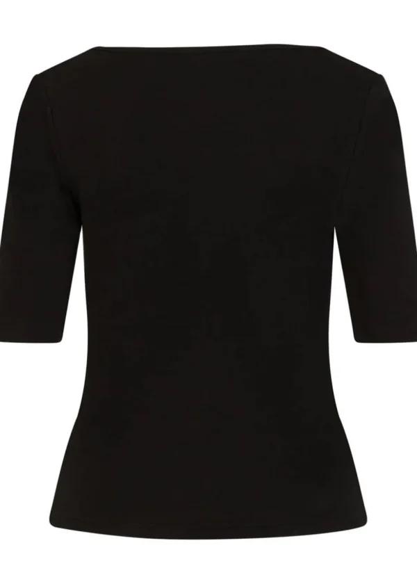 Hell Bunny Philippa 50's Top Black