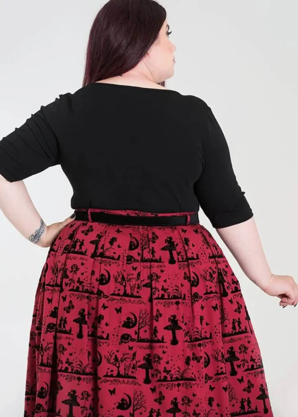 Hell Bunny Philippa 50's Top Black