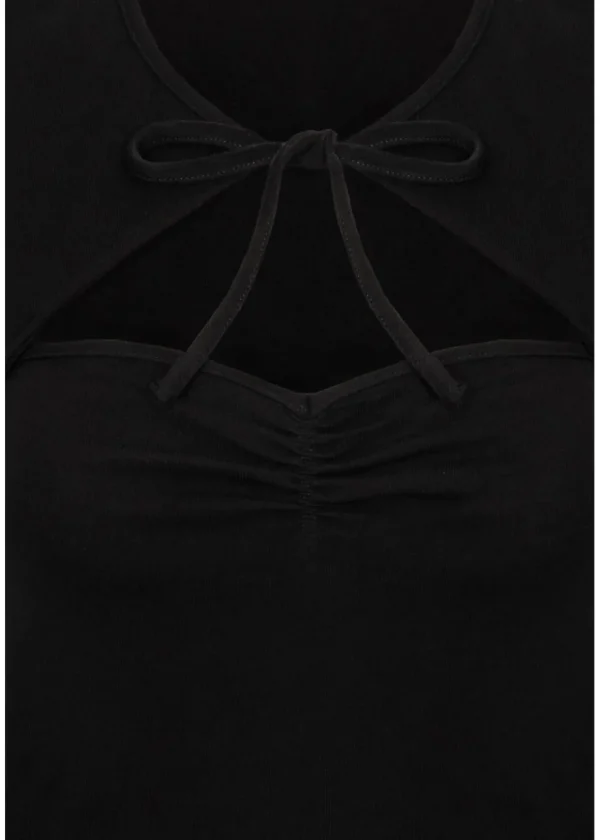 Hell Bunny Priscilla 50's Top Black