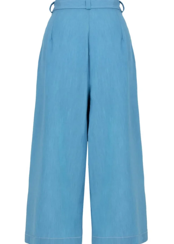 Hell Bunny Rylee Culottes Blue