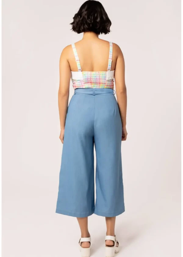 Hell Bunny Rylee Culottes Blue