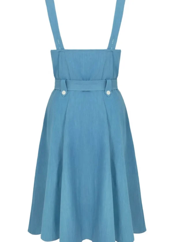 Hell Bunny Rylee 40's Swing Dress Blue