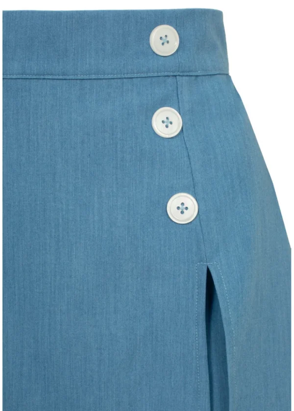 Hell Bunny Rylee Skorts Blue