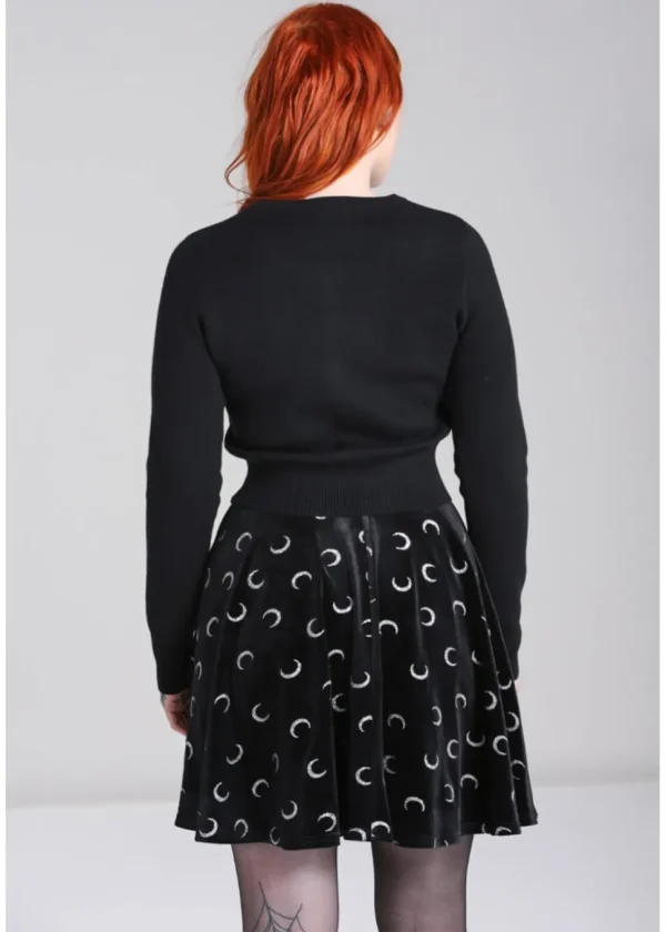 Hell Bunny Solaris Moon 40's Cardigan Black