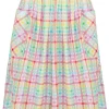Hell Bunny Suzon Stripe 50's Swing Skirt Multi