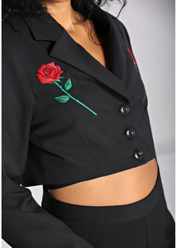 Hell Bunny Viva Maria Blazer Black