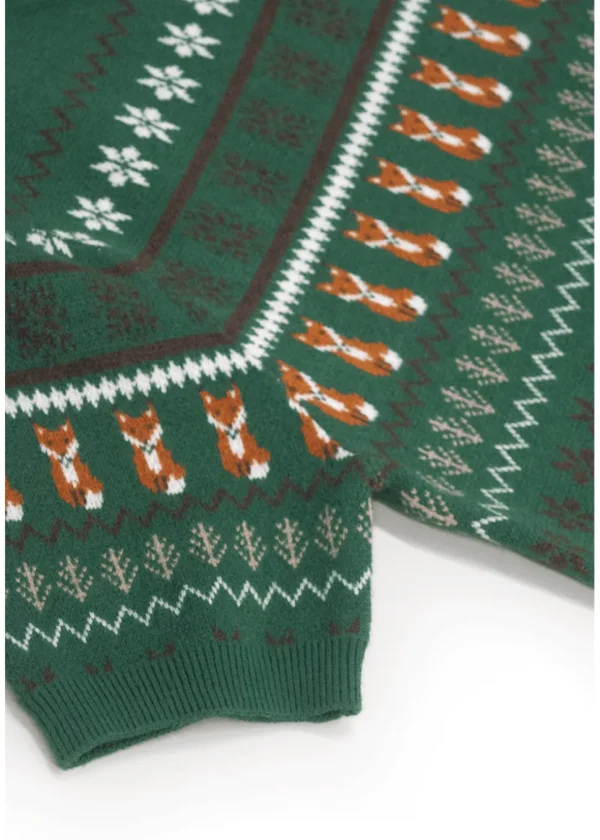 Hell Bunny Vixey 40's Jumper Green