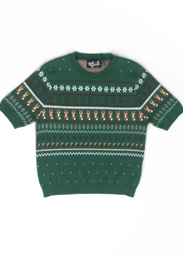 Hell Bunny Vixey 40's Jumper Green