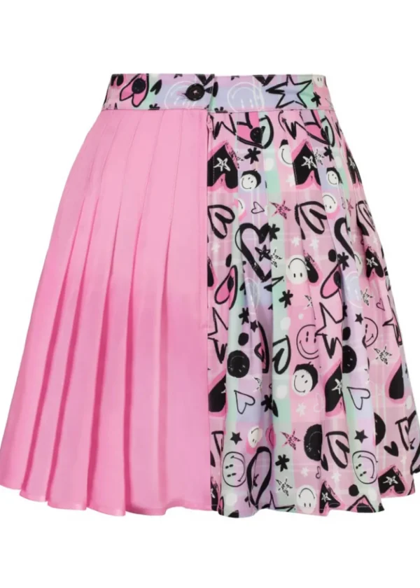 Hell Bunny x Smiley Robbie Skirt Multi