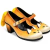 Hot Chocolate Design Fox Pumps Brown