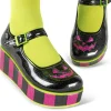 Hot Chocolate Design Halloween Platform Shoes Black