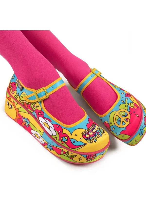 Hot Chocolate Design Love On The Road Platform Schoenen