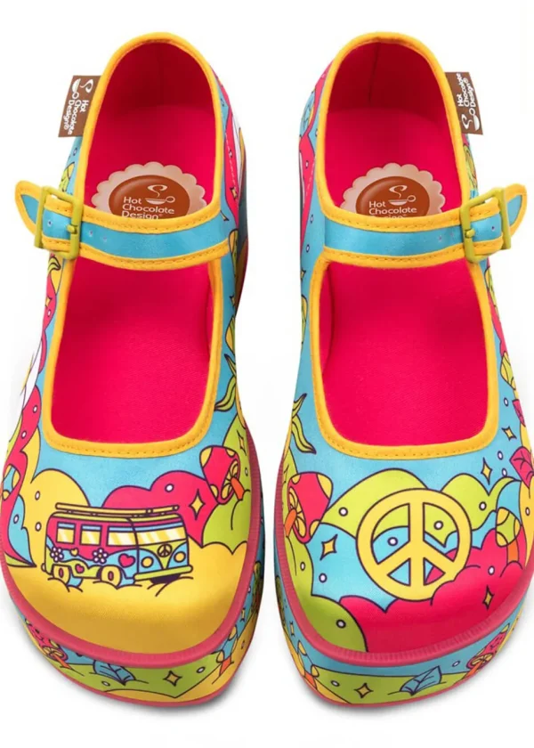 Hot Chocolate Design Love On The Road Platform Schoenen
