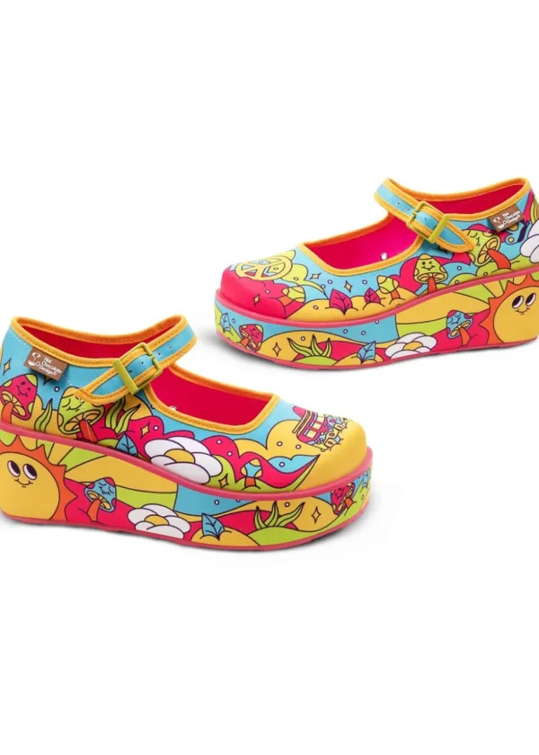 Hot Chocolate Design Love On The Road Platform Schoenen