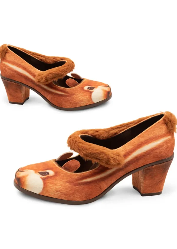 Hot Chocolate Design Nutty Cheecks Squirrel Pumps Brown