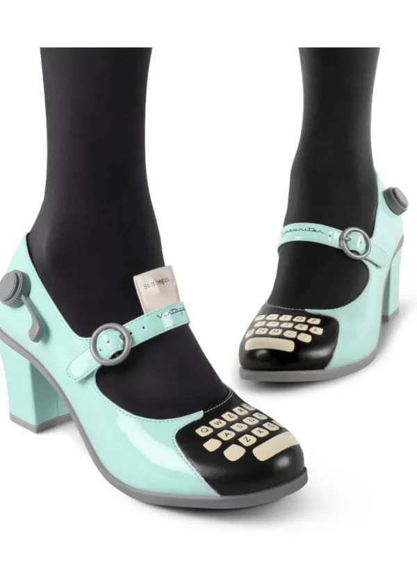Hot Chocolate Design Typewriter Heels