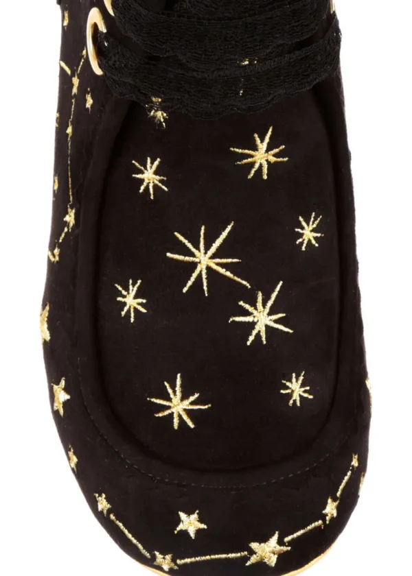 Irregular Choice Alpha Centauri Boots Black
