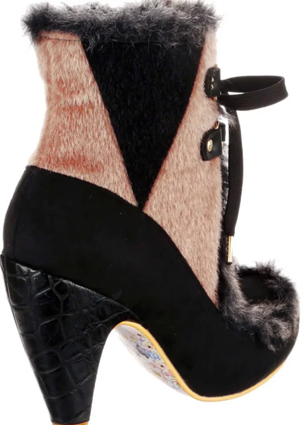 Irregular Choice Apple Turnover Boots Black