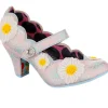Irregular Choice Daisy Darling 40's Pumps Light Pink