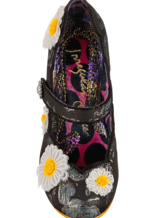 Irregular Choice Daisy Darling 40's Pumps Black