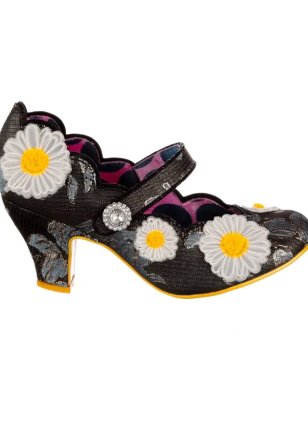 Irregular Choice Daisy Darling 40's Pumps Black