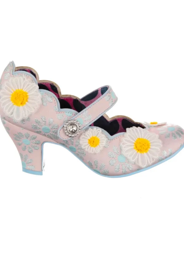 Irregular Choice Daisy Darling 40's Pumps Light Pink