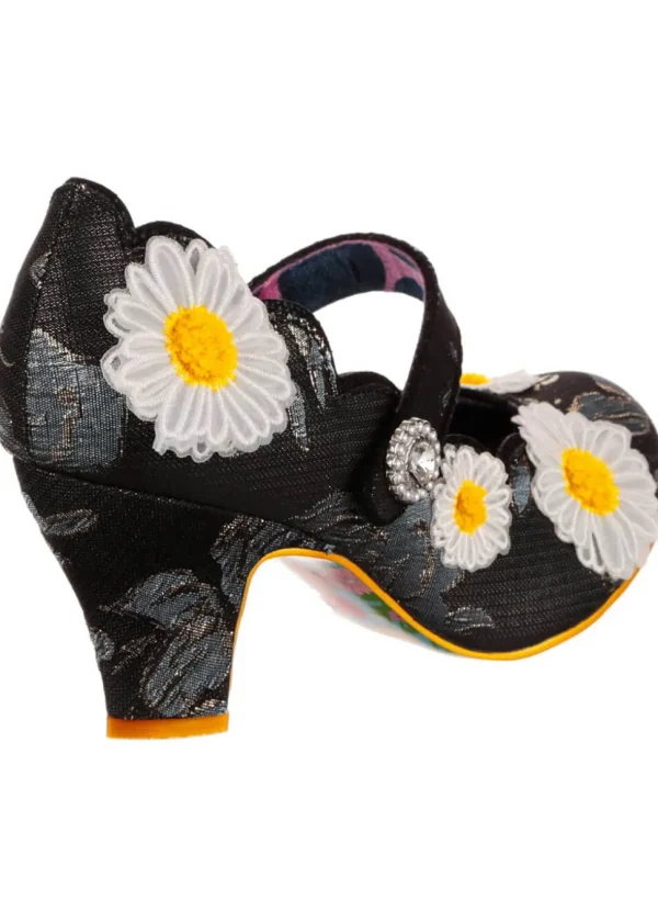 Irregular Choice Daisy Darling 40's Pumps Black