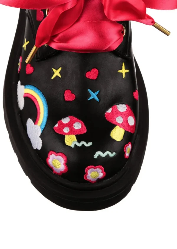 Irregular Choice Dear Diary Shoes Black