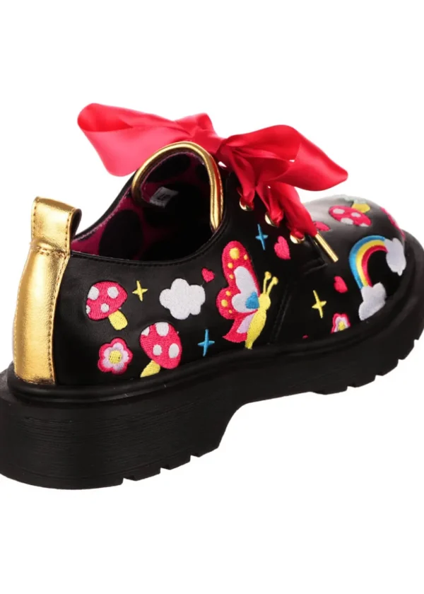 Irregular Choice Dear Diary Shoes Black