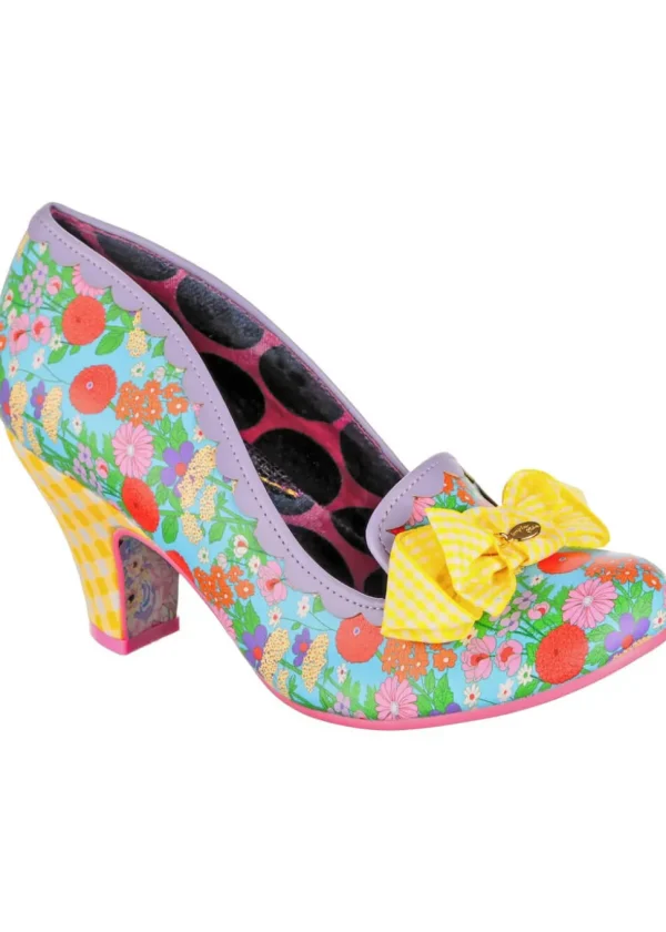 Irregular Choice Kanjanka Florals 50's Pumps Lilac