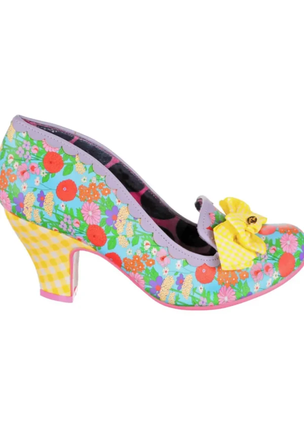 Irregular Choice Kanjanka Florals 50's Pumps Lilac