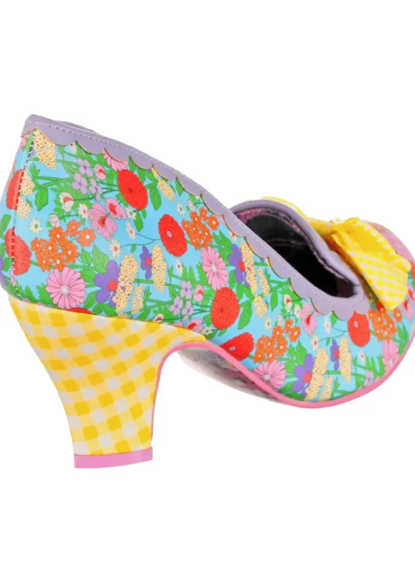Irregular Choice Kanjanka Florals 50's Pumps Lilac
