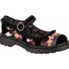 Irregular Choice Lacey Stroll Mary Jane Shoes Black