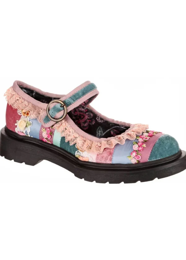 Irregular Choice Lacey Stroll Mary Jane Shoes Blue
