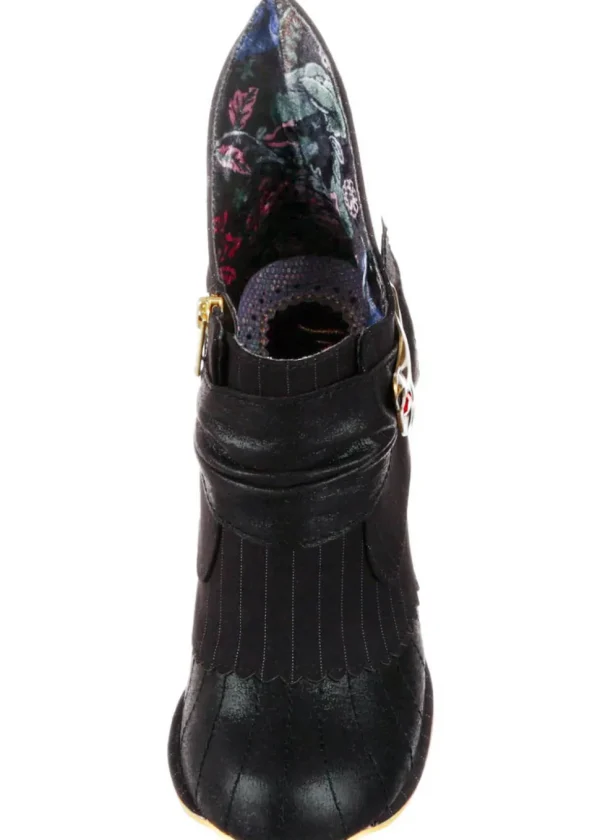 Irregular Choice Miaow Cat Boots Black