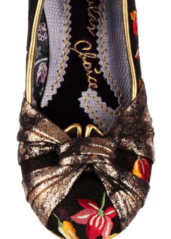 Irregular Choice Orchiding Me Pumps Bordeaux Red