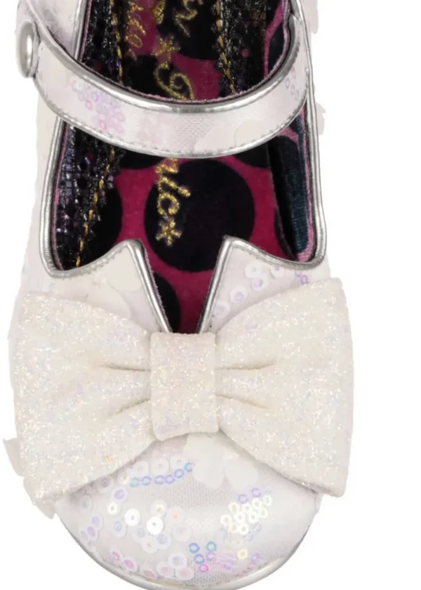 Irregular Choice Piccolo Sequins 50's Pumps Ivory