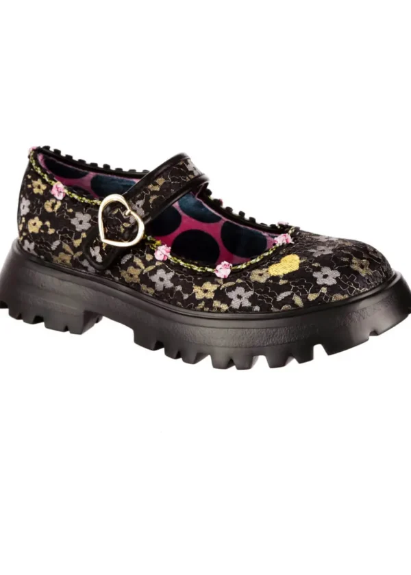Irregular Choice Sweet Surprise Mary Janes Black