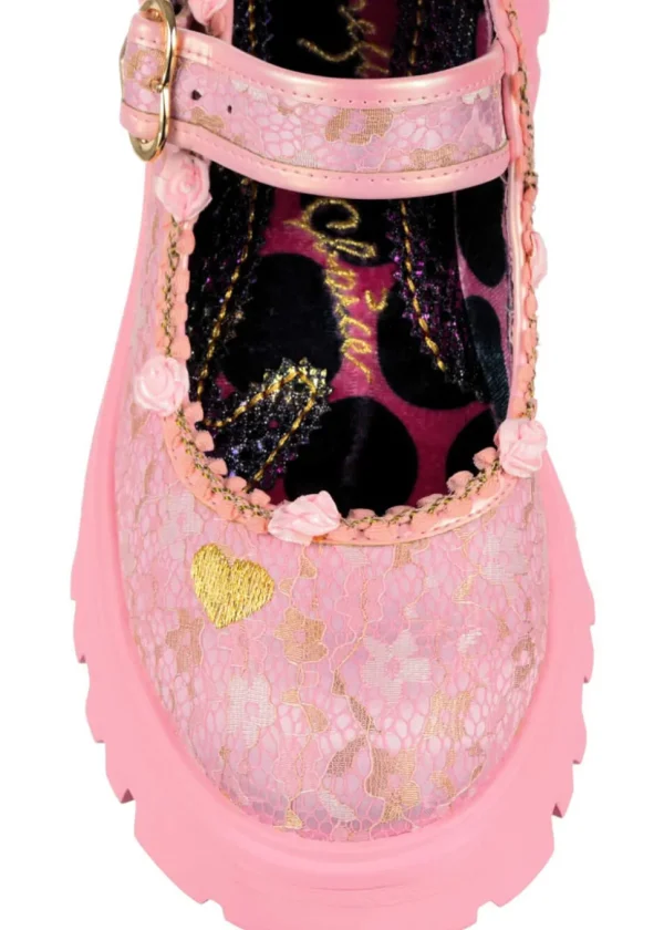 Irregular Choice Sweet Surprise Mary Janes Pink