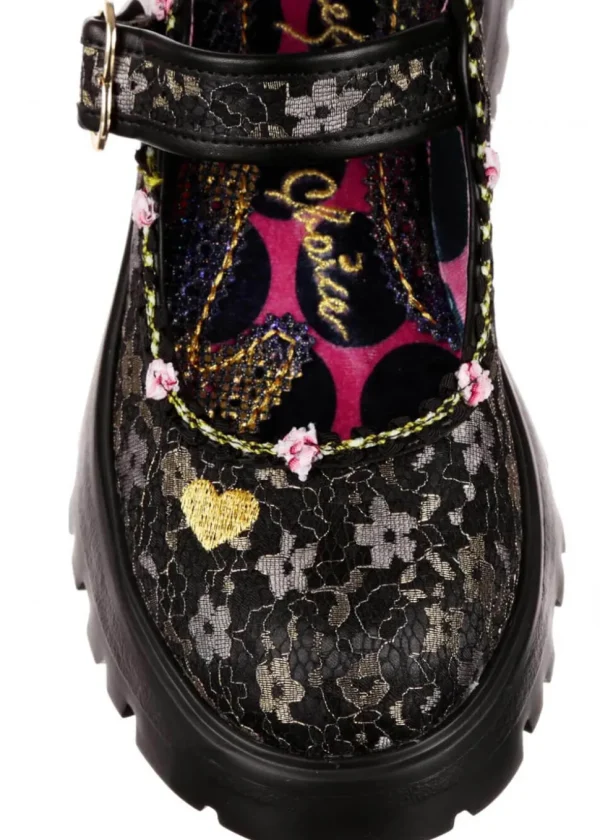 Irregular Choice Sweet Surprise Mary Janes Black