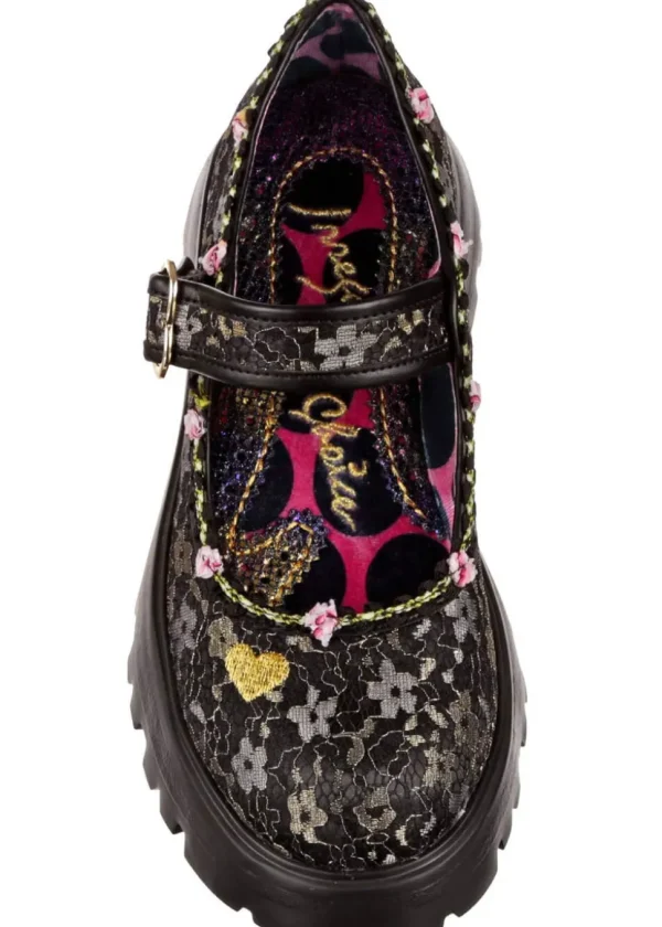 Irregular Choice Sweet Surprise Mary Janes Black
